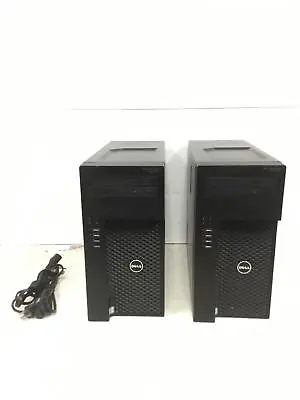 LOT OF 2 DELL PRECISION 3620 I5 6500 3.2Ghz 6th Gen Computer 8GB RAMDVDRWno HD • $134.95