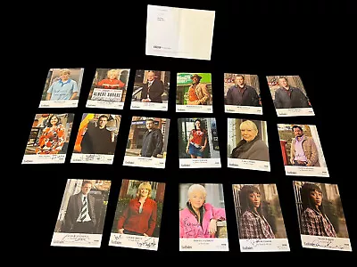 17 X EastEnders Peggy Hand Signed Cast Cards Autographs With Letter BBC Job Lot • £69.99