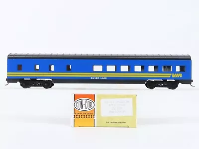 HO Scale Con-Cor 0001-001012 Via Rail 72' Diner Passenger Car  Silver Lane  • $19.95