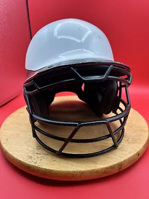 WORTH WLBH 6-3/4 - 7-7/8 Batting Helmet W/ Cage | Softball | Red/White • $19.99