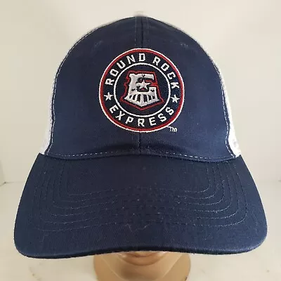 Roound Rock Express Hat Promo Cap Blue White Mesh Snapback Maxwell Adjustable • $9.99