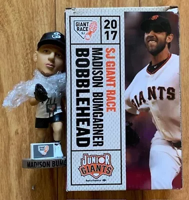 SGA 2017 Madison Bumgarner SJ Giants Junior Giants Giant Race Bobblehead • $49.88