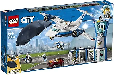 Lego City Town 60210 SKY POLICE AIR BASE Airport Parachute Jetpack Motorbike NEW • $237.49