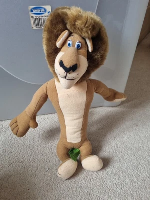 £8 • Buy Madagascar Alex The Lion Plush Soft Toy 2004  Dreamworks 12  Aprox 