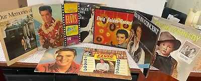 Elvis Presley  Lot Of 8 Vinyl Records • $49.95