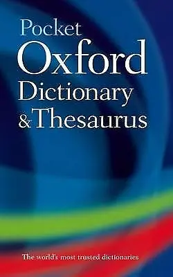 £9.02 • Buy Pocket Oxford Dictionary And Thesaurus - 9780199532865