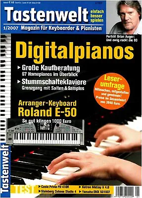 $8.26 • Buy Digital Pianos Buyer's - Arranger-Keyboard Roland E-50 IN Test