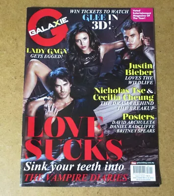 Galaxie Magazine Vampire Diaries Nina Dobrev IAN SOMERHALDER - Britney Spears • $185