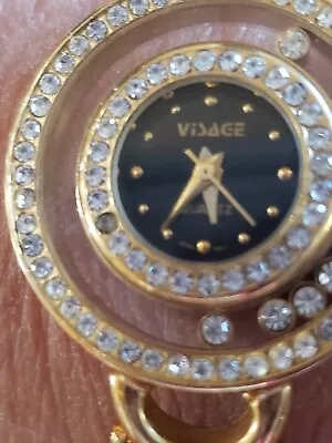 Visage Watch Quartz Working 7  Wrist Band Width 12mm Face 28.7mm  • $3