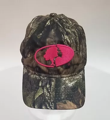 Mossy Oak Women's Camo Adjustable Hat With Pink Logo Q3 Technology • $5.50