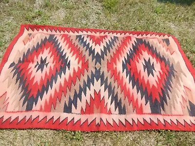 Vintage Native American Indian Blanket Rug 61 X37  • $799.99