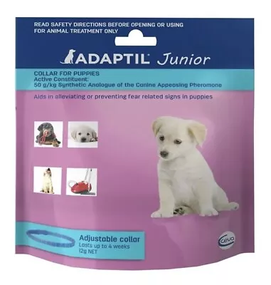 ADAPTIL Junior Adjustable Collar For Puppies Brand New Sealed Date 05/2024 • £17.50