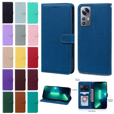 Candy Leather Wallet Phone Case For Xiaomi Mi 9 12 11 11T Pro 10T 9T A3 Lite • $4.59