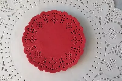 4 Colors Round Paper Doilies 4.5  /11.5cm Wedding Craft Scrapbooking Party Cake  • $16