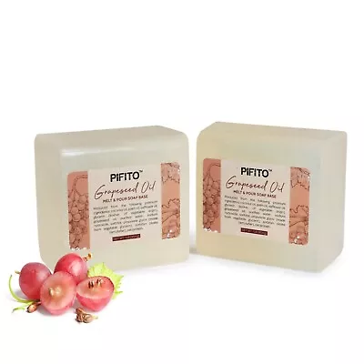 Pifito Grapeseed Oil Melt And Pour Soap Base (2 Lb) - Luxurious Soap Supplies • $17.99