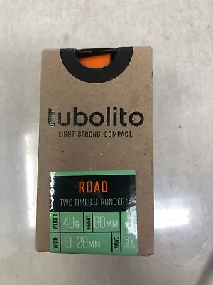 Tubolito TUBO-ROAD Thermoplastic Inner Tube : 700x18-28c 80 Mm PRESTA Valve • $28.50