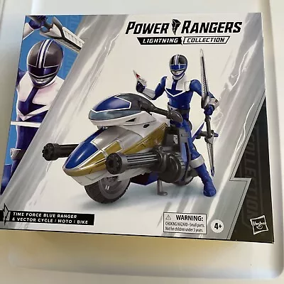 Power Rangers Lightning Collection Time Force Blue Ranger And Vector Cycle Set • $27.50