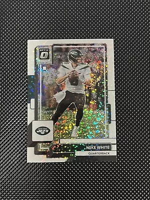 2022 Donruss Optic Mike White WHITE SPARKLE Prizm #151 SSP Jets Dolphins SP • $9.99