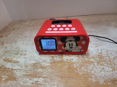 Disney IHome DM-H22.3 Dual Alarm Clock Speaker System Minnie Mouse IPod • $17.95
