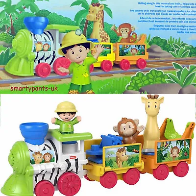 £15.99 • Buy Fisher Price Little People Musical Zoo Train Sounds  Animals Figure Playset New