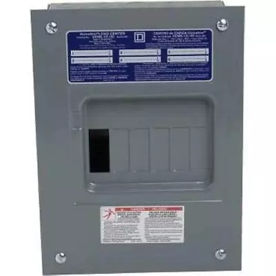 $38.20 • Buy Square D Main Lug Load Center Indoor Flush Mount 100 Amp 6-Space 12-Circuit