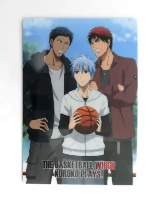 The Basketball Which Kuroko Plays Plastic Card Tetsuya Kagami Taiga Aomine Daiki • $5