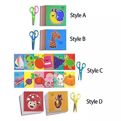 Paper Cutting Activity Set Cutting Book For Girls And Boys • $19.44