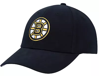 Boston Bruins Black Hat Mvp Authentic Nhl Hockey Team Adjustable New Cap • $21.99