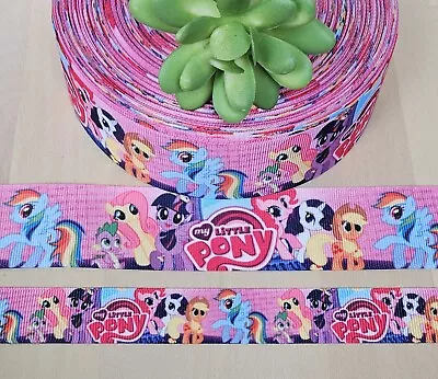 7/8 & 1.5  (1 YD) My Little Pony Grosgrain Ribbon Horse Pony Hair Bow Craft  • $1.20