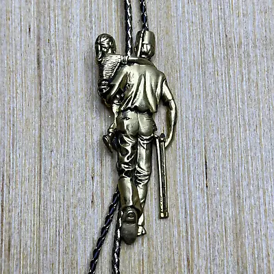 Vintage Shriners Masonic Freemason Man & Child With Crutches Bolo Tie • $9.99