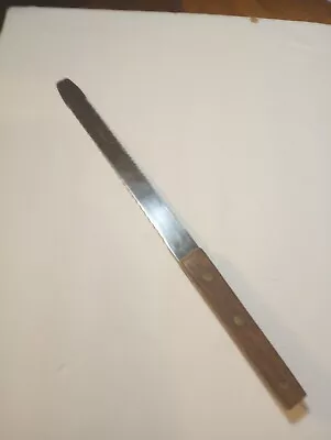 Vintage Vernco Double Edge Bread Knife Stainless Japan Advertising -Pennsylvania • $14.99