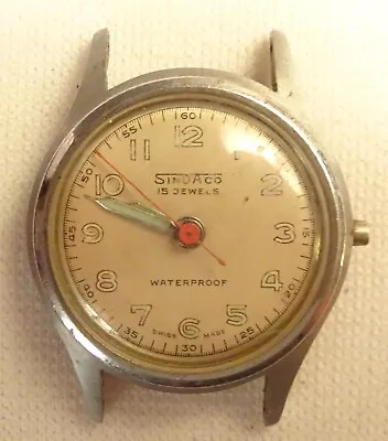 Vintage Sundaco Men's Wristwatch 15J  Parts Repair • $29.99
