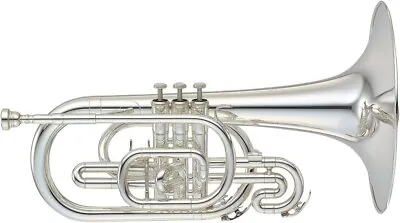 YAMAHA YMP-2MS Marching Mellophone With Mouthpiece & Hard Case • $1904.32