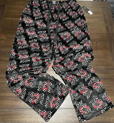 True Religion Brand Jeans Loungewear Black Red Men’s Large Fleece NWT • $14.95
