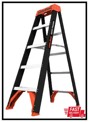 Little Giant 5 Ft. Safe Frame Step Ladder Non Conductive 300 Lb Capacity NEW • $139.94