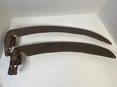 2 Vintage Antique Scythe Hay Grain Sickle Farm Tool Blade • $45