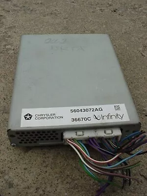 $80 • Buy 03-04 Dodge Dakota Durango Infinity Audio Sound System Amplifier AMP 56043072AG