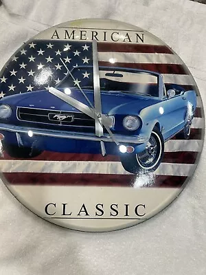 Official Ford Mustang Wall Clock Tested Works Perfectly • $55