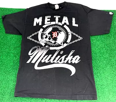 Vintage Metal Mulisha Biker Skull Helmet Shirt Men’s MEDIUM VTG Black - NWOT • $18.71