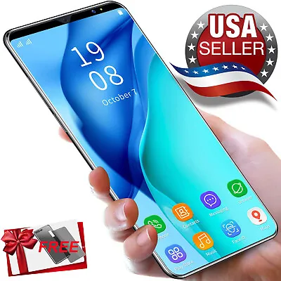 2024 New Android Factory Unlocked Cell Phone Cheap Smartphone 4G Quad Core 2 SIM • $59.30