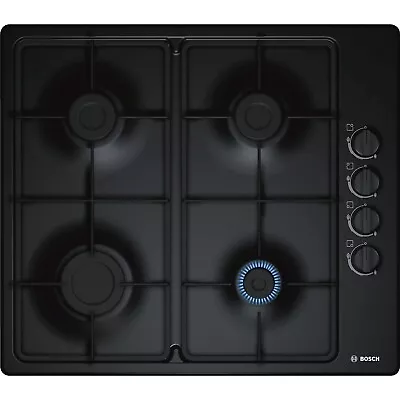 Bosch Series 2 58cm 4 Burner Gas Hob - Black PBP6B6B60 • £222.10