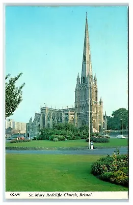 Postcard Bristol England St Mary Redcliffe Church • $4.74