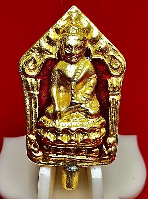 Thai Buddha Khun Paen Amulet Lp Tim Wat Lahanrai Pendant Talisman Charm Old K493 • $39.99