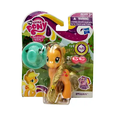 My Little Pony Applejack Crystal Empire G4 Figure Tinsel Hat MLP Hasbro 2012 NEW • $34.99