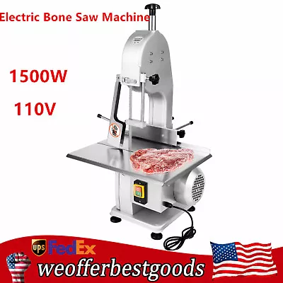 1500W Commercial Electric Meat Bone Saw Machine Meat Bone Cutting Cutter Slicer • $414