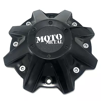 Moto Metal Gloss Black Wheel Center Hub Cap Bolt On 8.375  OD MO201 MO970 • $15.99