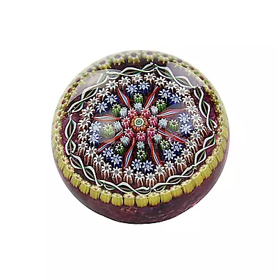 Perthshire Paperweight Millefiori Purple Base • £11.50