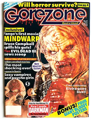 $9.99 • Buy Gorezone Magazine #17 VF Starlog Communications 1991 Horror Film FX W/Posters