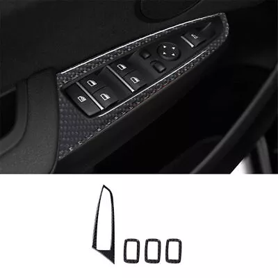 For BMW X3 F25 X4 F26 Type B Carbon Fiber Interior Door Control Cover Trim 4Pcs • $19.02