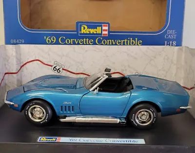 Revell 1:18th Scale Route 66 1969 Corvette Convertible Brand New In Box! • $230.02